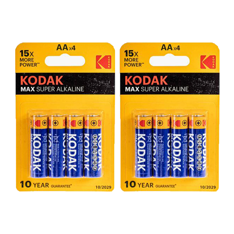 Baterii pentru camere de vânătoare - set 8 buc, Kodak MAX AA