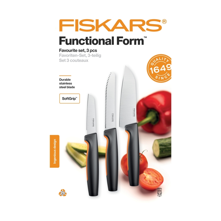Set de cuțite FISKARS Functional Form, 3 buc 1