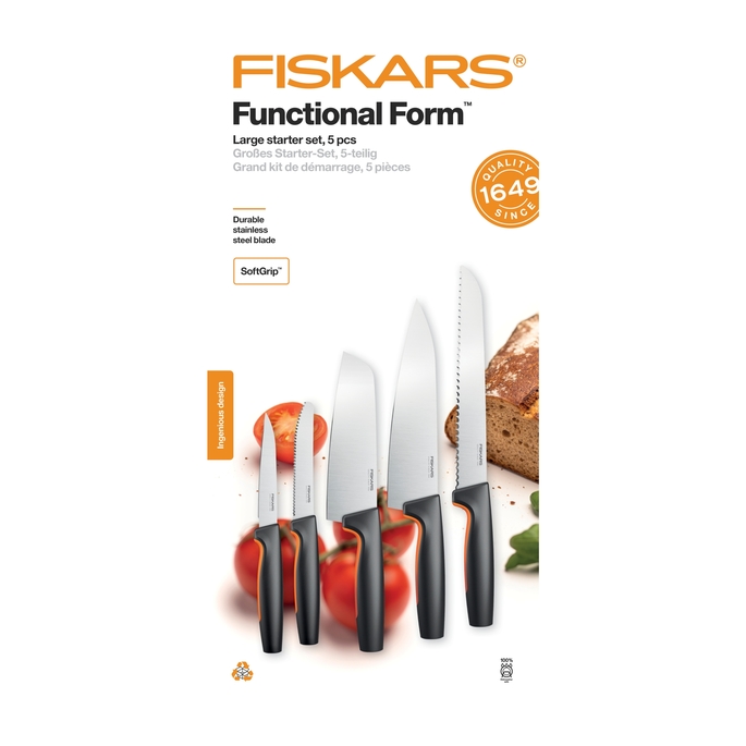 Set de cuțite FISKARS Functional Form, 5 buc 1