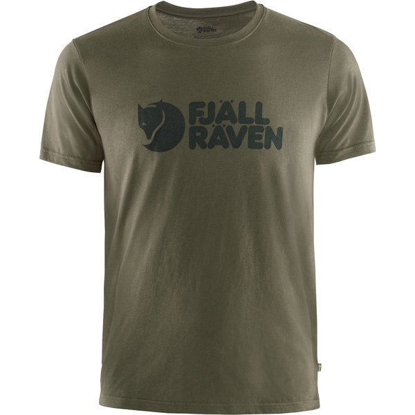 Tricou bărbați Fjällräven cu logo - Dark Olive