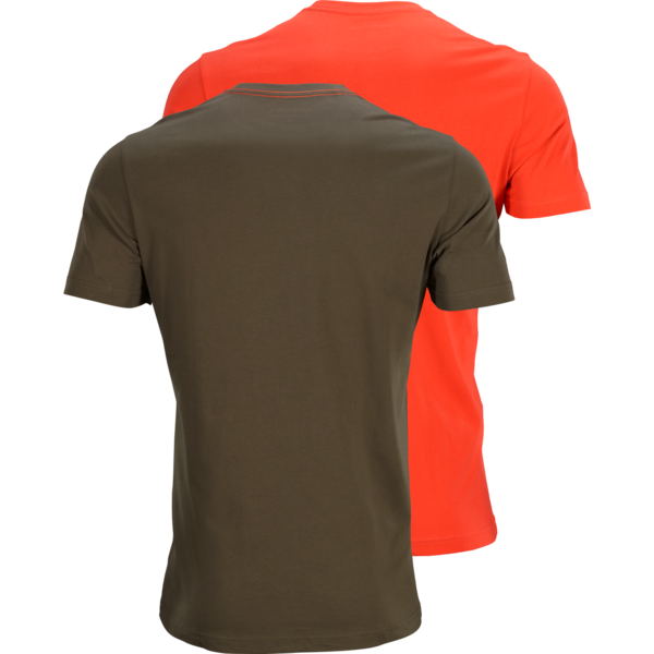 Pachet cu două tricouri Härkila Wildboar Pro S/S - Willow Green, Orange - ediție limitată 1