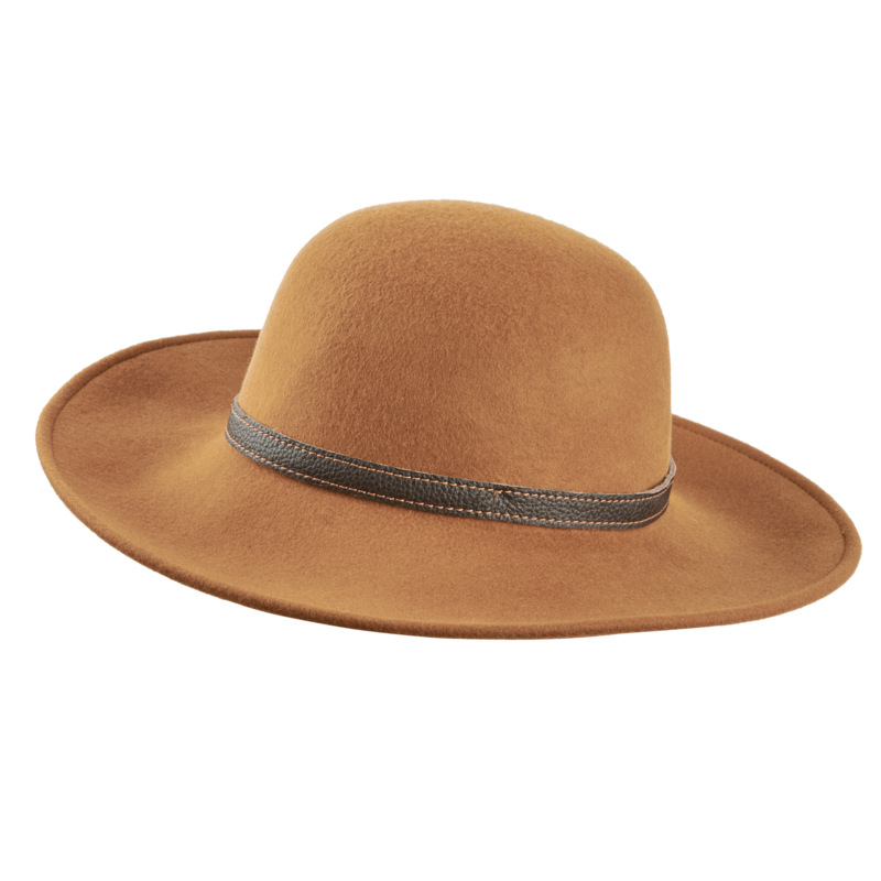 Pălărie de vânătoare pentru damă TETRAO - cognac 3