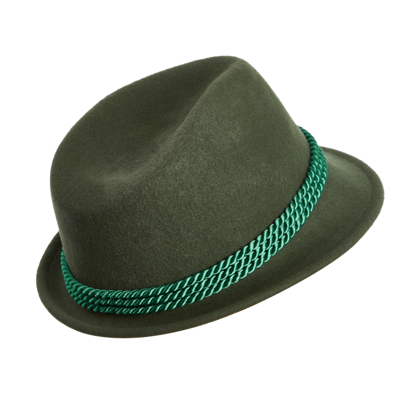 Pălărie de vânătoare pentru copii TETRAO verde - cu șnur triplu verde 1