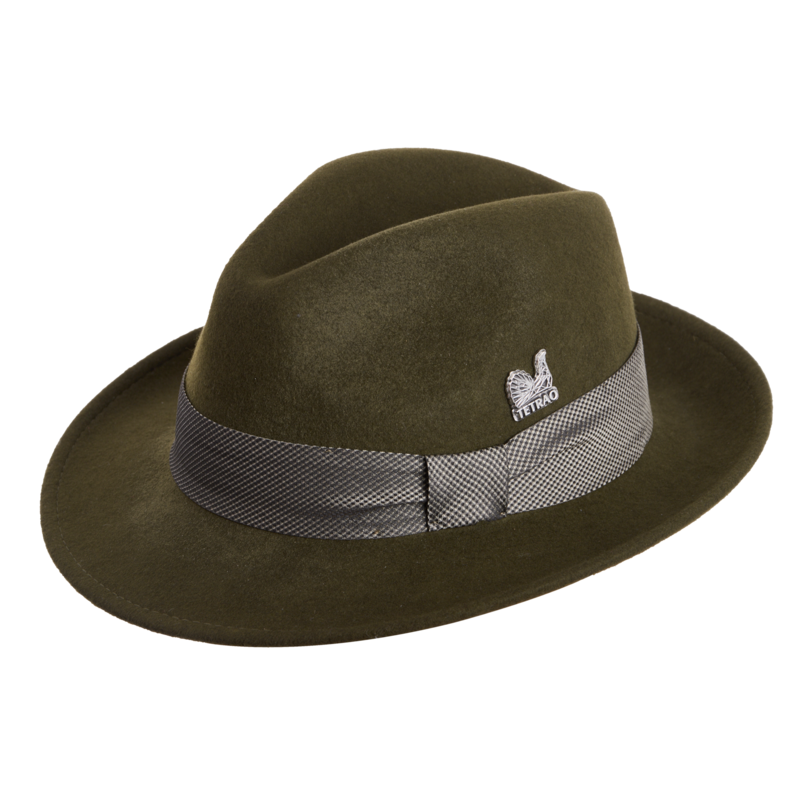 Pălărie de vânătoare TETRAO - cu bandă ripsată - verde
