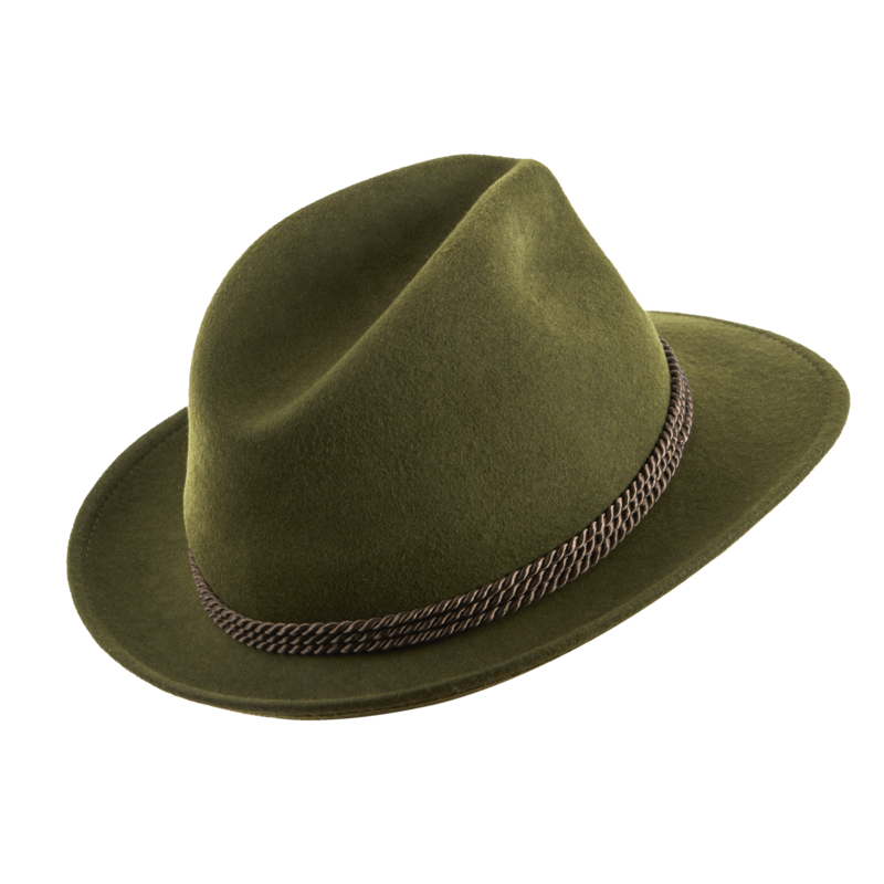 Pălărie de vânătoare TETRAO - șnur triplu subțire - verde 1