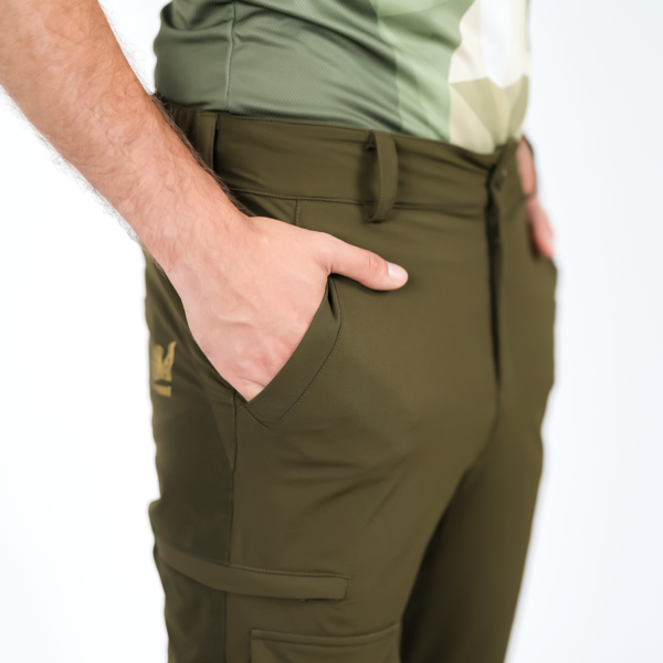 Pantaloni bărbați de vânătoare TETRAO Urtica – măsliniu 5