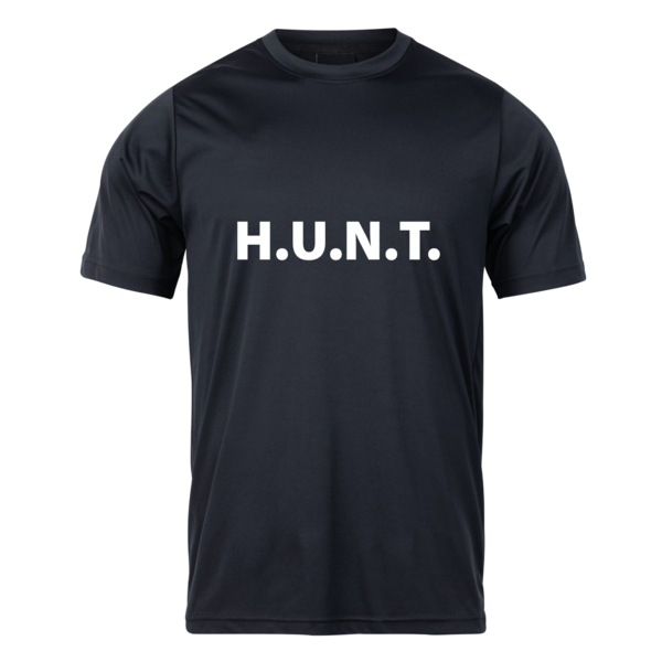 Tricou de vânătoare damă TETRAO H.U.N.T. - negru