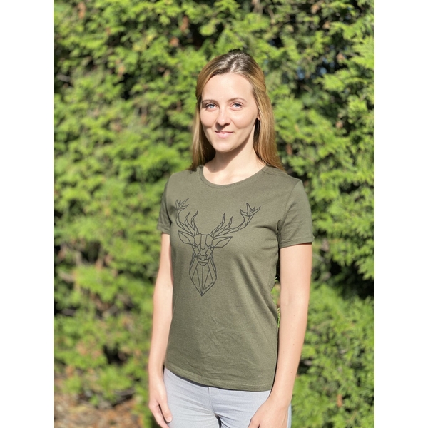  Tricou de vânătoare pentru dame TETRAO vânători pasionați - verde 4