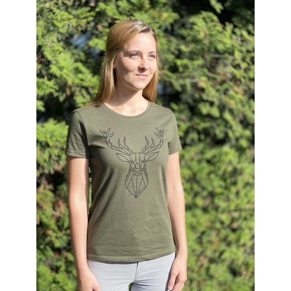  Tricou de vânătoare pentru dame TETRAO vânători pasionați - verde 6