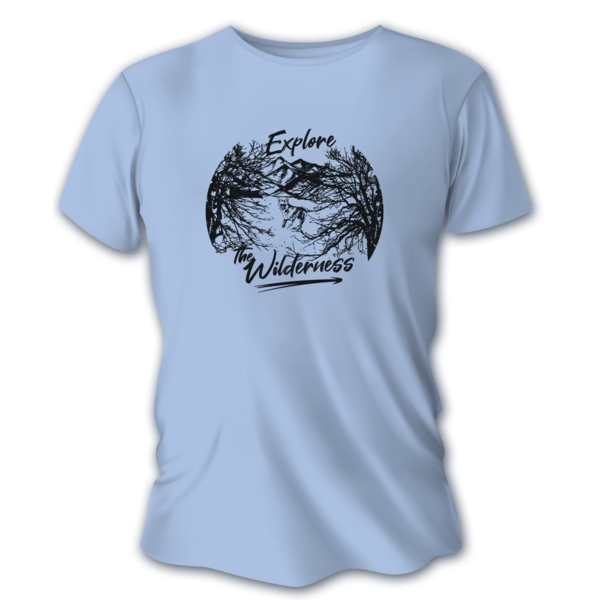 Tricou de vânătoare pentru bărbați TETRAO Explore - albastru
