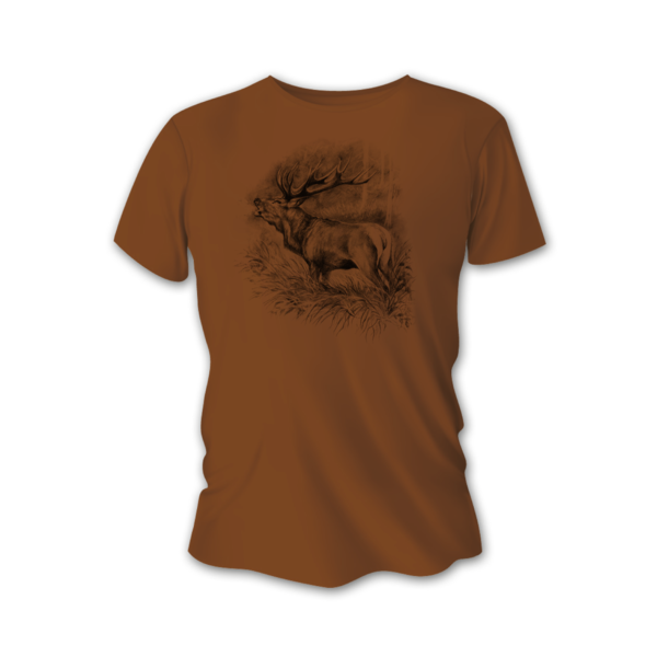 Tricoul vânătoare de bărbați TETRAO cerb mare - maro