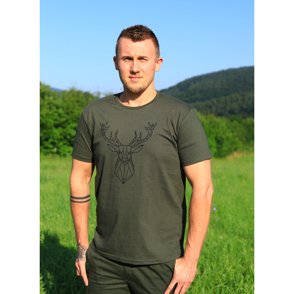  Tricou de vânătoare pentru bărbați TETRAO vânători pasionați - verde 2