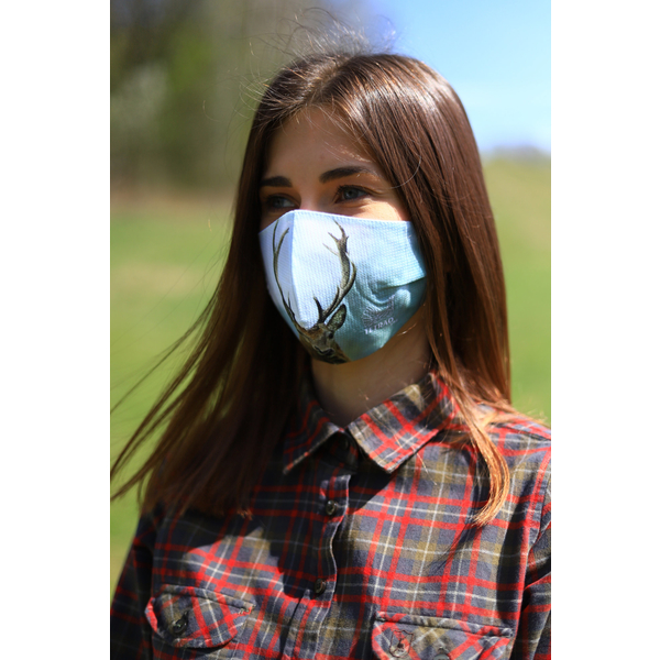 TETRAO mască facială de protecție din bumbac - cerb 1
