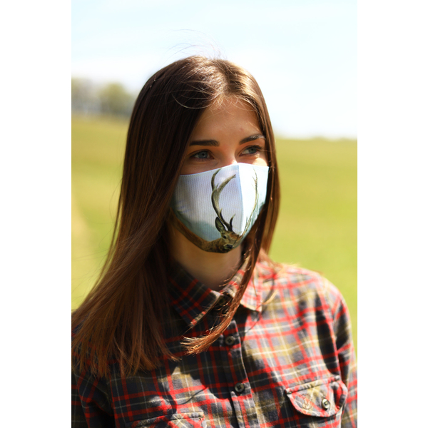 TETRAO mască facială de protecție din bumbac - cerb 2