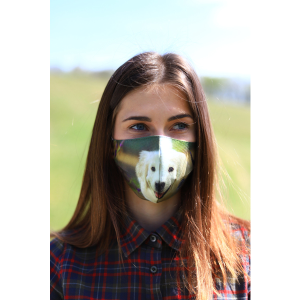TETRAO mască facială de protecție din bumbac - pentru copii  2