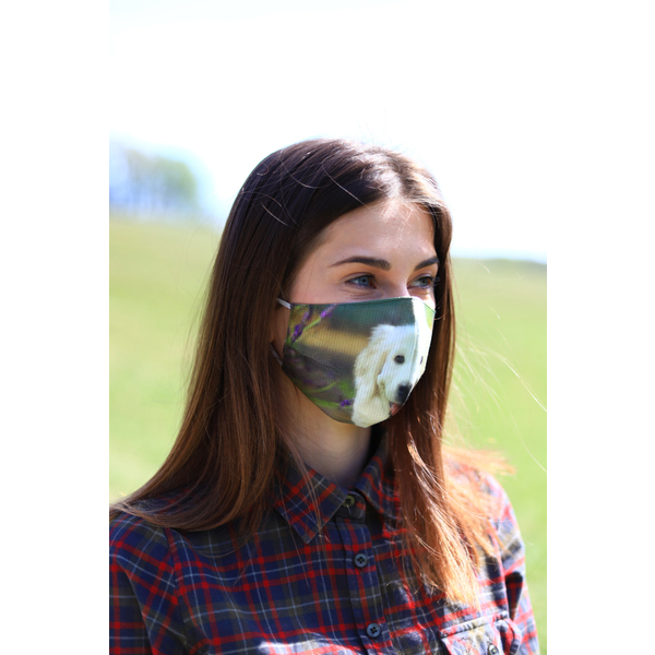 TETRAO mască facială de protecție din bumbac - pentru copii  1