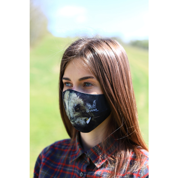 TETRAO mască facială de protecție din bumbac - mistreț 2