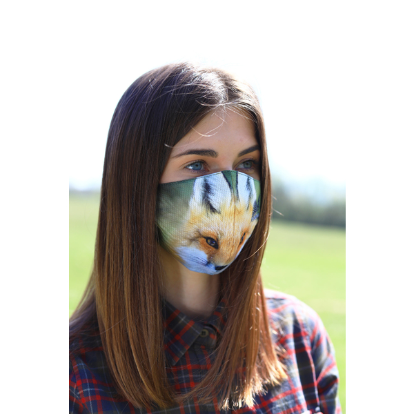 TETRAO mască facială de protecție din bumbac - vulpe 2