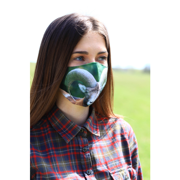 TETRAO mască facială de protecție din bumbac - muflon 1