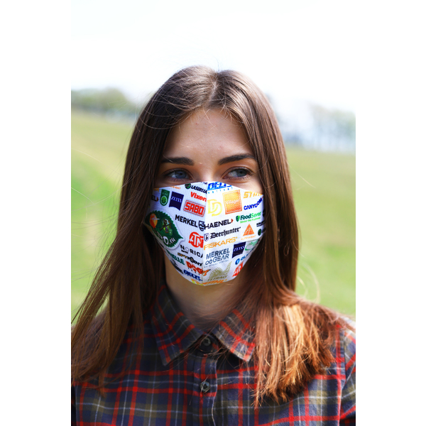 TETRAO mască facială de protecție din bumbac - mărcile publicitare IBO 1