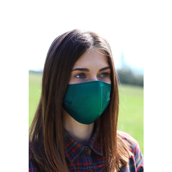 TETRAO mască facială de protecție din bumbac - verde 2