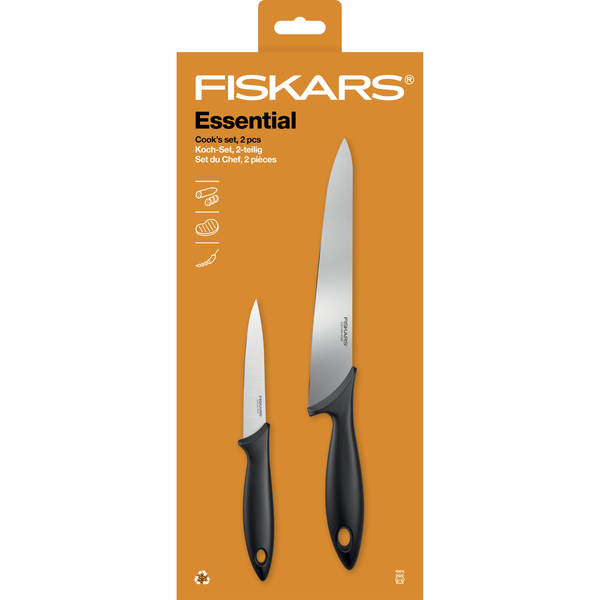 Set cuțite bucătar FISKARS Essential, 2 buc 1
