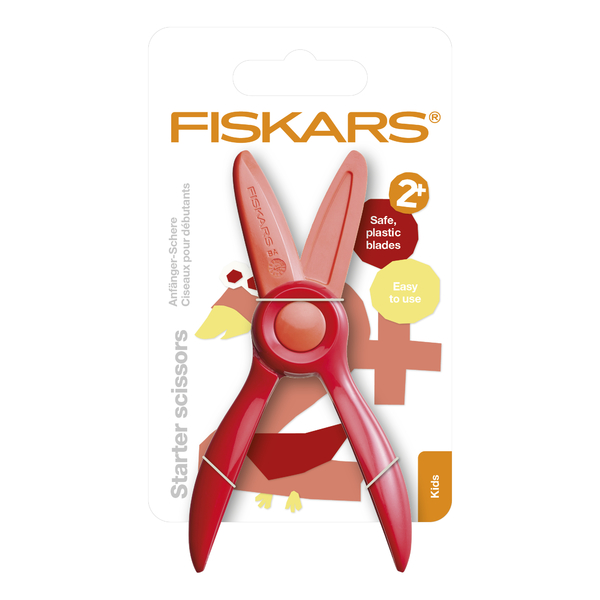 Prima foarfecă pentru copii FISKARS, roșie 4