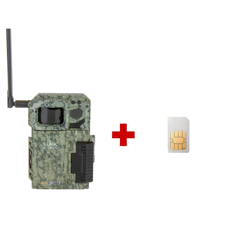 Cameră de vânătoare SPYPOINT LINK-MICRO 4G + cartelă SIM GRATUIT