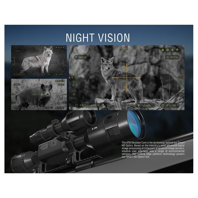 Night Vision ATN X-Sight 4K PRO 5-20x 8